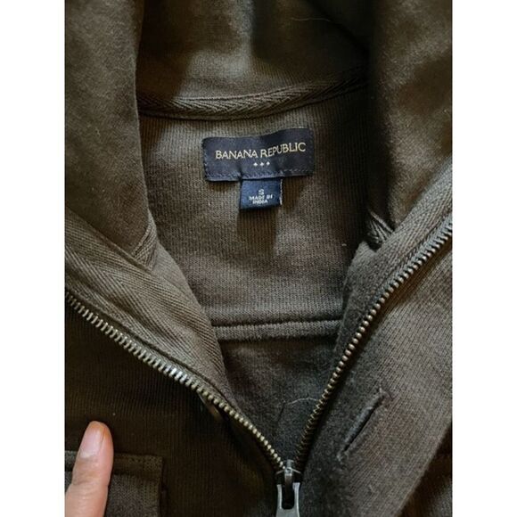 BANANA REPUBLIC FULL ZIP SWEATER - Picture 4 of 5